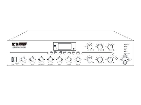 HIP-6250-HIP-6650 Mixer Amplifier
