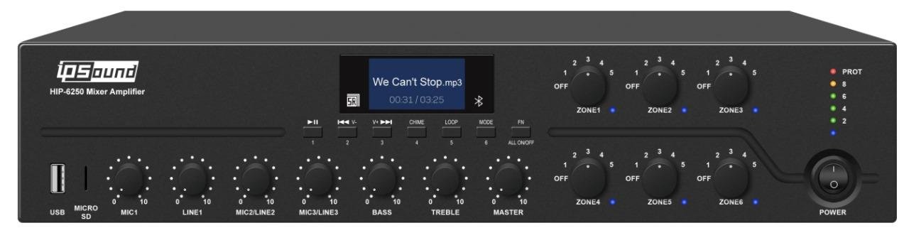 HIP-2060-HIP-2650  Classic Mixer Amplifier
